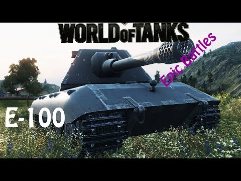 WOT EPIC BATTLE - E 100 9k dmg 9 kills