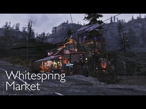Fallout 76 CAMP Build: The Whitespring Market