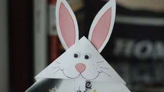 Zakładka do książki - zając / Bunny Bookmark