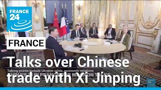 Macron, Von der Leyen press China
