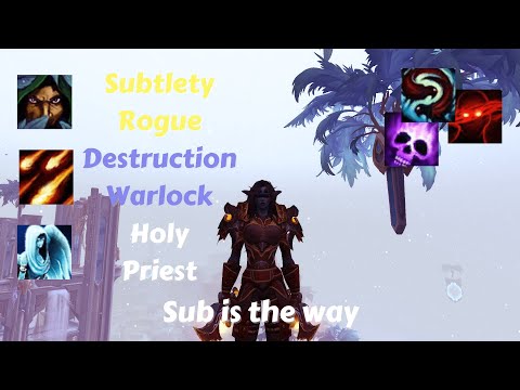 Subtlety Rogue PvP 9.1.5 | Subtlety is a much better match for the comp !