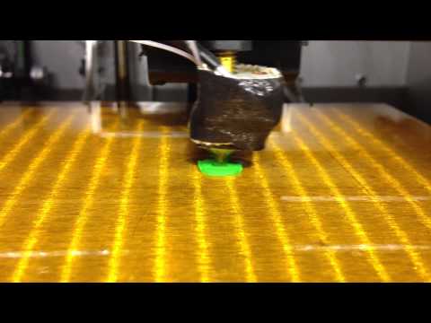 Calibrating 3D Printer - First Run