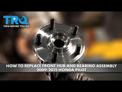 How to Replace Front Wheel Hub and Bearing Assembly 2009-2015 Honda Pilot