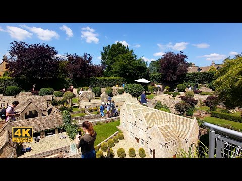 [4K] 🇬🇧 The Model Village Walk | Mini Replica of  Cotswolds Village of Bourton on the Water