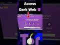 Access The DARK WEB Tor Browser ️ Darkweb Tor Cybersecurity Offgrid Shorts