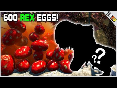 HATCHING 600 REX EGGS FOR MUTATIONS! Ark Survival Evolved Mutation Zoo S2E1