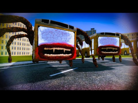 EVERYTHING TURNED INTO MONSTERS MEGAMIX | SCARY MOON, HOUSE HEAD, CATNAP | Xx Overgrow