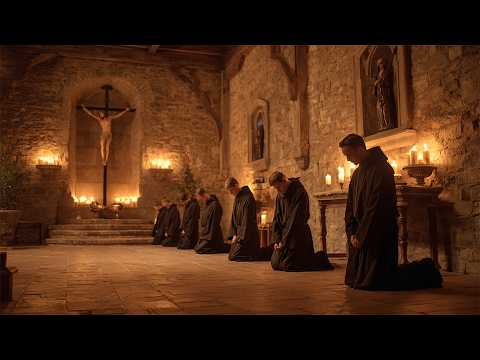 Gregorian Chants for Peace and Mercy | Benedictine Monks Kneeling in Prayer