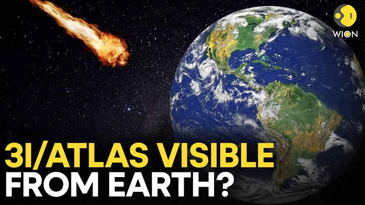 3I/ATLAS LIVE: Interstellar Comet Seen From Earth?  Rare Cosmic Visitor Appears Without Tail | WION