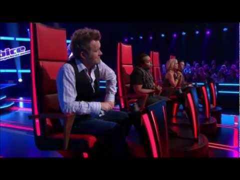 The Voice Norge 2012 - Marianne Pentha (31) - Blind Audition - When Love Takes Over [HQ]
