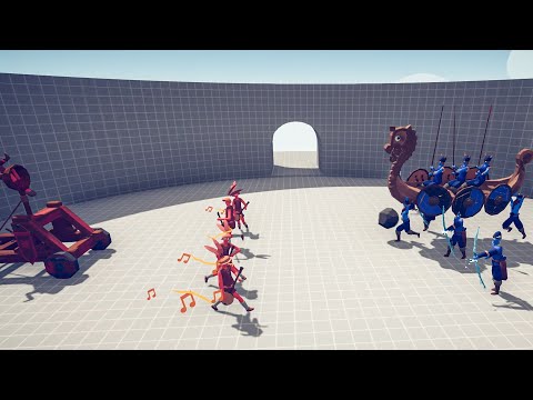 Medieval Team vs Viking Team - Totally Accurate Battle Simulator TABS