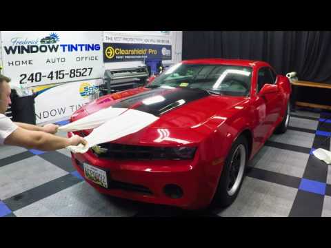Custom Vinyl Stripes Install On Chevy Camaro