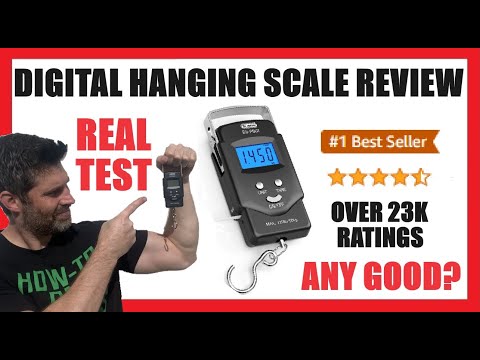 Digital Hanging Scale - Test and Review - 0 to 110 lbs. | Fish Scale | Dr. Meter ES-PS01