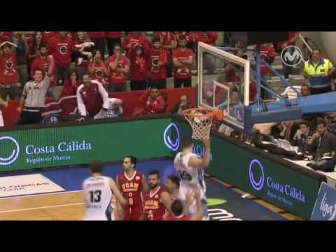 Artem Pustovyi game-winner UCAM Murcia - Monbus Obradoiro
