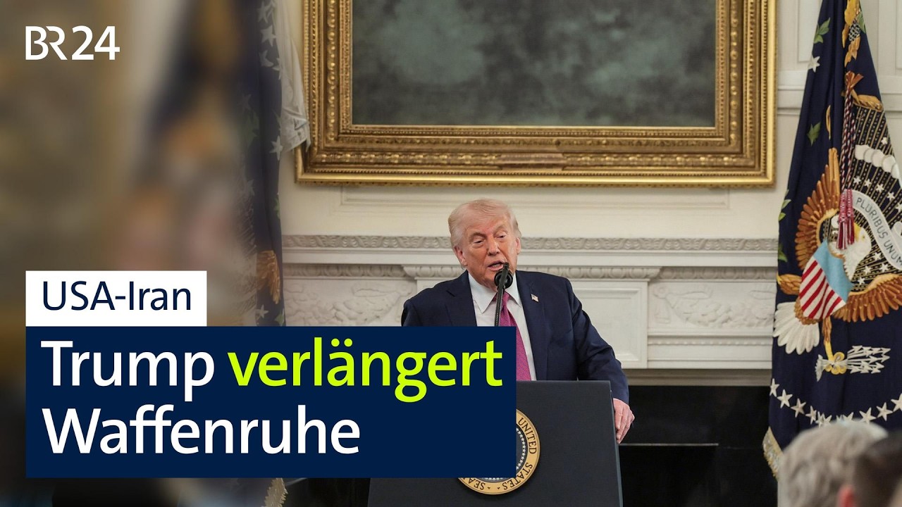 USA-Iran: Trump verlängert Waffenruhe | BR24