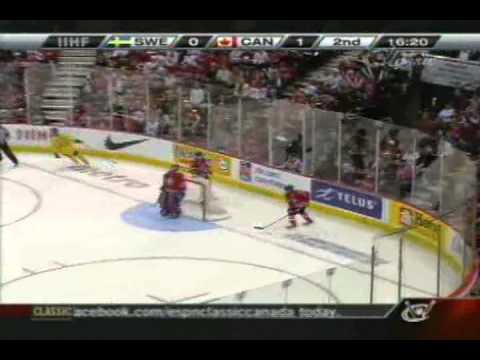 Canada vs  Sweden 2nd Period 2009 IIHF World Juniors Championship Gold Medal Game Part 4