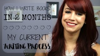 How I Write Books in 2 Months | My Current Writing Process