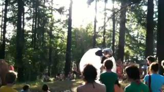 Flaming Lips video shoot for Watching The Planets