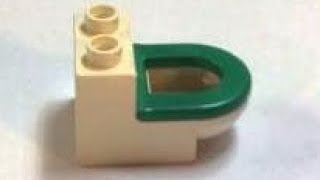 YouTube thumbnail: LED #2 LEGO Element Daily DUPLO TOILET - Part Assembly 4911 and 4912