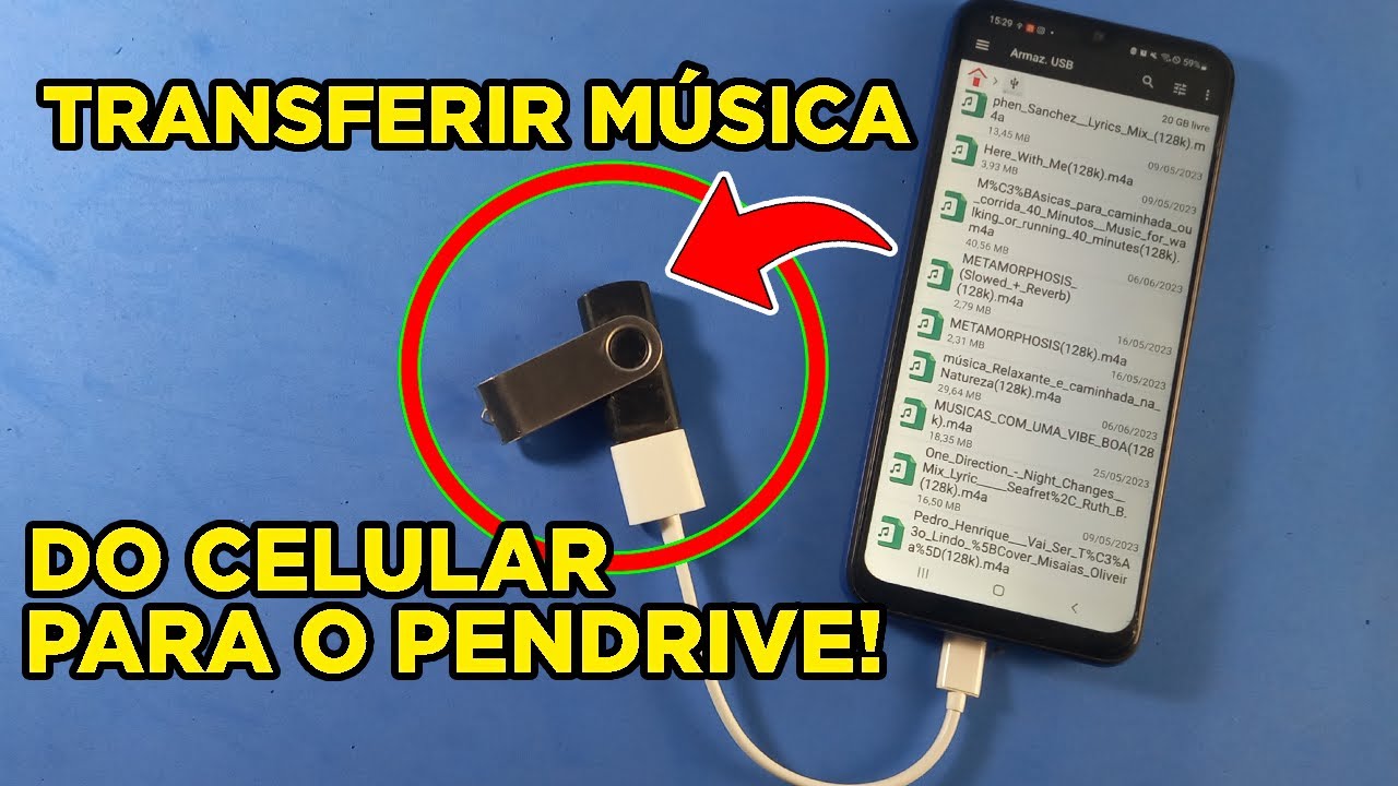 Como Passar Música do Celular para o PenDrive - Forma Certa!