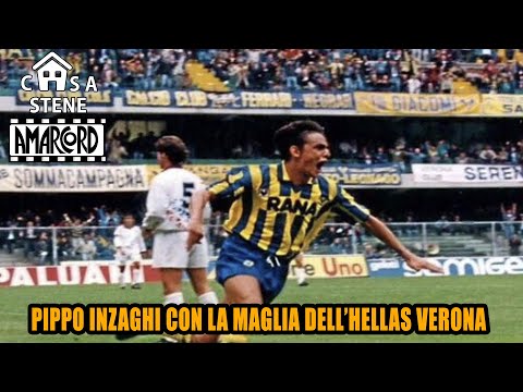 HELLAS VERONA- VENEZIA 2-0 DOPPIETTA DI PIPPO INZAGHI SERIE B 1993-94 #CASASTENE #HELLASVR