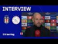 Ten Hag: 'Wij willen het puntenrecord verbeteren' | Reactie na Besiktas - Ajax