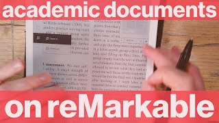 Remarkable 1 or remarkable 2 for reading academic documents; how to use reMarkable as a professional