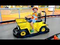 Vlad And Niki Shopping In Toy Store And Have Fun At Construction Themed Playground For Children