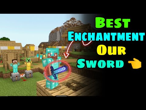 Game Tag - How to make your Minecraft Sword overpowered ( Enchantments ) | #Shorts .