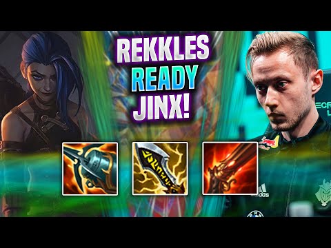 REKKLES IS READY TO PLAY JINX! - KC Rekkles Plays Jinx ADC vs Ezreal! | Season 2022