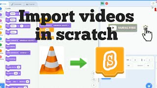 How to put videos in scratch //import video into scratch//scratch tricks//scratch for begginers