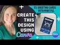 Greeting Card Design Tutorial For POD Using Canva And Printful: Joint Replacement Niche