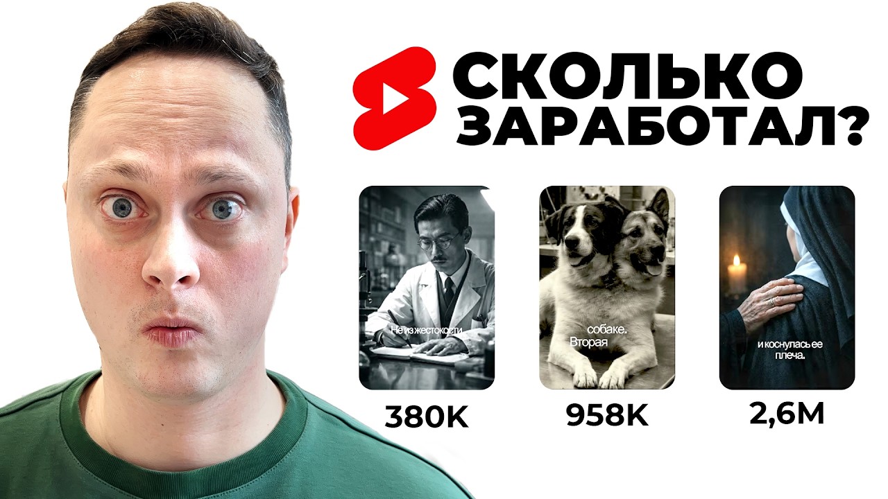 YouTube: Я делал YouTube Shorts через нейросети 7 дней