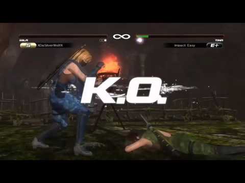 DOA5LR: XDaSilverWolfX (Mila) vs Impact Easy (Tina)