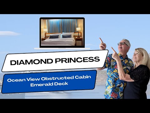 Thumbnail for 👉 Diamond Princess Oceanview Cabin E315 | Princess Cruises Stateroom (Over 50s Travel)