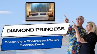 👉 Diamond Princess Oceanview Cabin E315 | Princess Cruises Stateroom (Over 50s Travel)