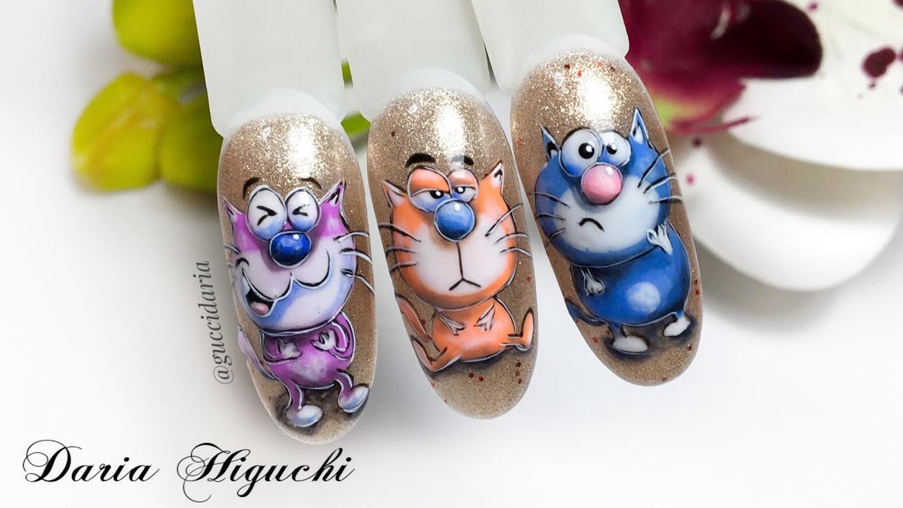 Мартовские Котики:) Простой Дизайн Ногтей!