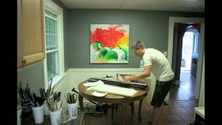 Linorytová sada, 100 ml černá barva