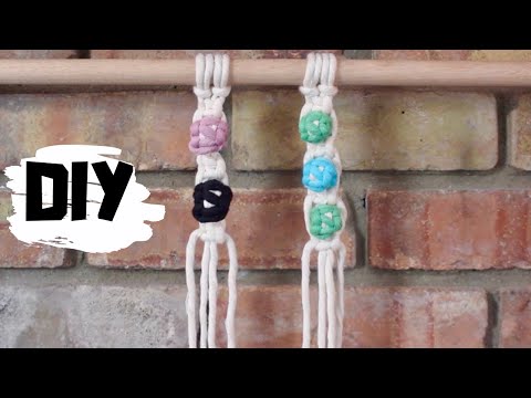 DIY Macrame Tutorial: Multi-colored BERRY KNOTS!