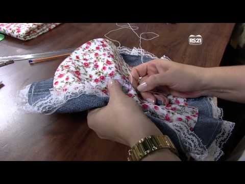 Mulher.com 25/03/13 - Renata Bispo - Bolsinha porta treco  parte 2