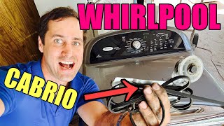 Whirlpool Cabrio Dryer Was Noisy and Now It's DEAD — Quick Belt and Pulley Fix | WED8800YC0