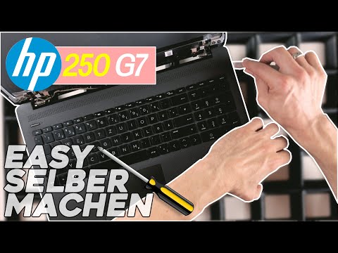 HP 250 G7 von Innen - RAM, SSD, Akku, Lüfter wechseln - Tutorial