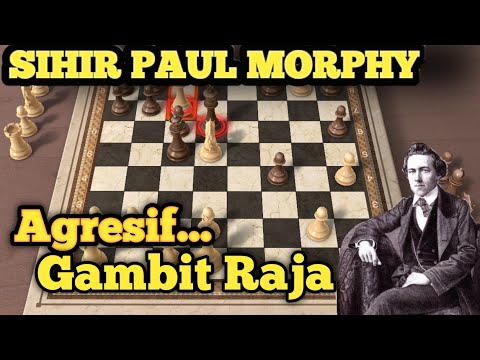 Gambit Raja...Paul Morphy vs Eugene Rousseau II || 1849 di New Orleans