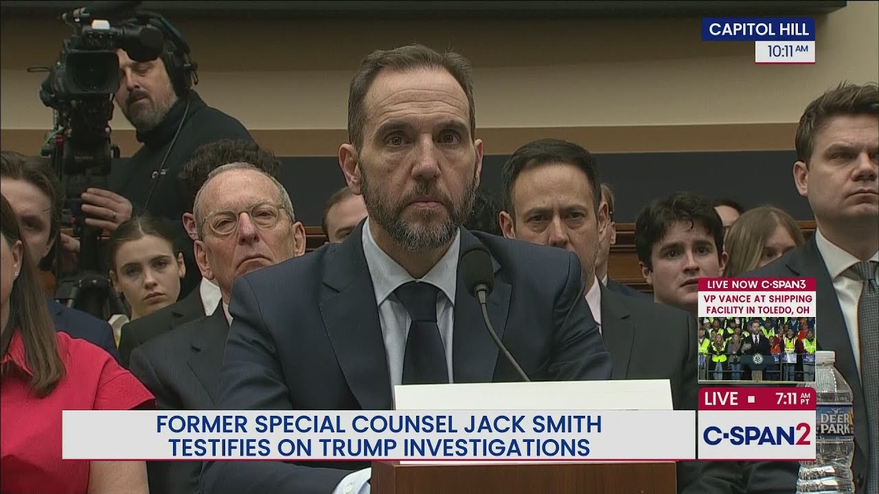 Former Special Counsel Jack Smith testifies before House Judiciary Committee