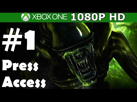 Alien Isolation Walkthrough Part 1 Press Review Let's Play playthrough 1080p HD