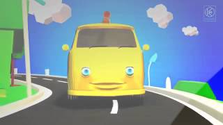 Wheels On The Bus Go Round And Round Song Nursery Rhymes Kid Songs 2015 HD #2