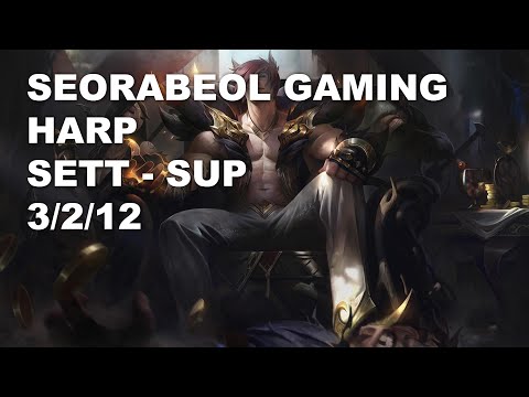 Seorabeol Gaming Harp Sup Sett vs Janna - KR Grandmaster Patch 10.9