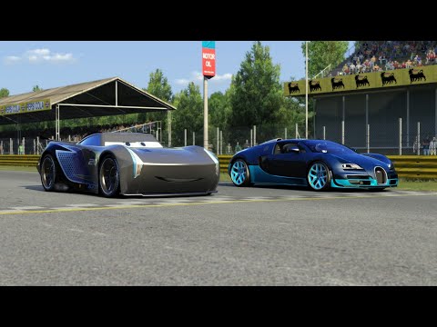 Jackson Storm vs Bugatti Veyron 16.4 Grand Sport Vitesse at Monza Full Course