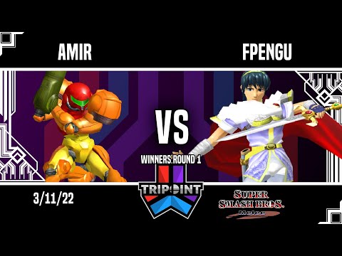 Tripoint Smash 134 - Winners Round 1 - Amir(Samus) Vs. Fpengu(Marth)