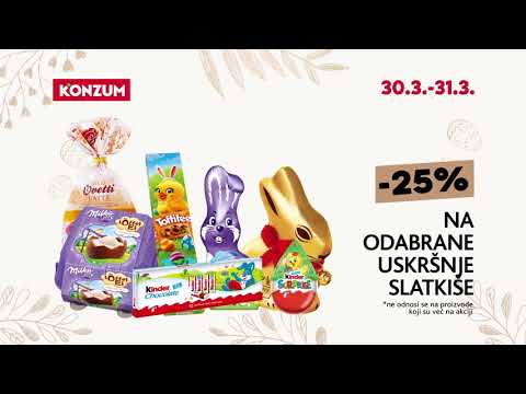 Konzum vikend akcija (30.3.-31.3.)
